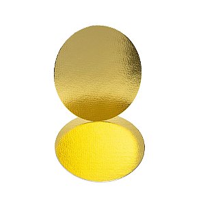 Base Laminada Redonda Ouro 15cm - Stalden