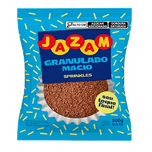 Granulado Macio Chocolate 500g - Jazam