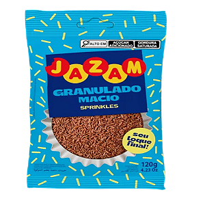 Granulado Macio Chocolate 120g - Jazam