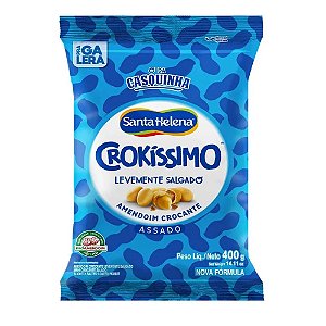 Amendoim Crokíssimo Levemente Salgado 400g - Santa Helena