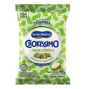 Amendoim Crokíssimo Salsa e Cebola 400g - Santa Helena