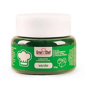 Corante Lipossolúvel Verde 30g - Gran Chef