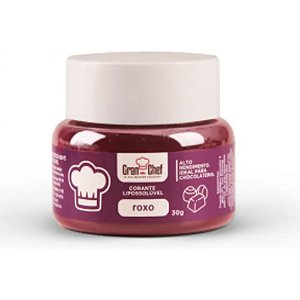 Corante Lipossolúvel Pó Roxo 30g - Gran Chef