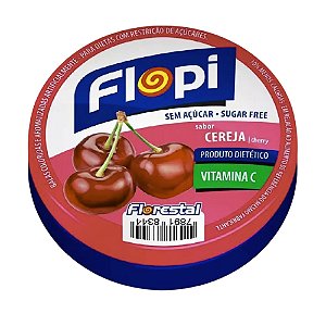 Bala Flopi Sem Açúcar Cereja 40g - Florestal