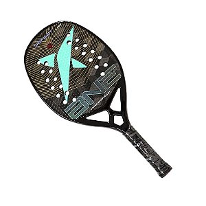 Raquete de Beach Tennis Drop Shot Conqueror 9.0 Carbono 24K