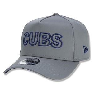 Boné New Era Chicago Cubs 940 A-Frame MLB Tech Outline Cinza