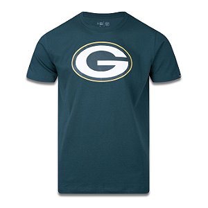 Camiseta New Era Green Bay Packers Basic Logo Verde