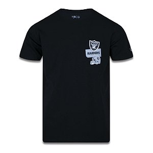 Camiseta New Era Las Vegas Raiders NFL Street Life Preto