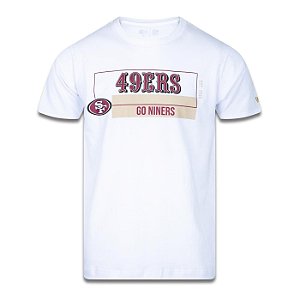 Camiseta New Era San Francisco 49ers NFL Tech Square Branco