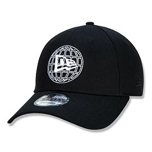 Boné New Era 940 Off Survivor Global Aba Curva Preto