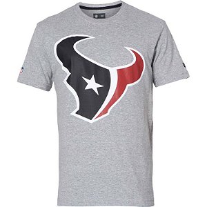 Camiseta Houston Texans NFL Cinza Mescla- New Era