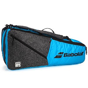 Raqueteira de Tenis Babolat Racket Holder X6 EVO Cinza Azul