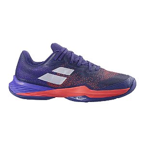 Tenis Babolat Jet Match 3 Clay Court Roxo e Laranja