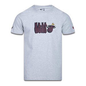 Camiseta New Era Miami Heat NBA Street Life Bomb