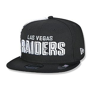 Boné New Era Las Vegas Raiders 950 Draft Font Aba Reta