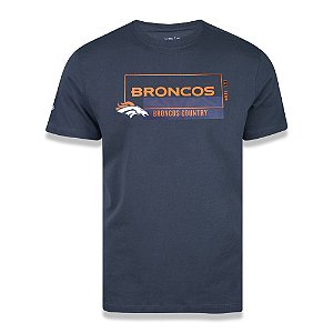 Camiseta New Era Denver Broncos NFL Tech Square Chumbo