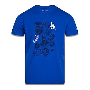 Camiseta New Era Los Angeles Dodgers Core Cooperstown Azul