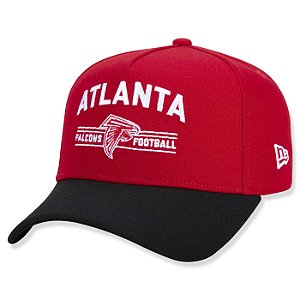 Boné New Era Atlanta Falcons NFL 940 Core Foot Vermelho