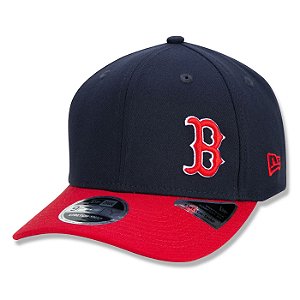 Boné New Era Boston Red Sox MLB 950 Core Block Azul Marinho
