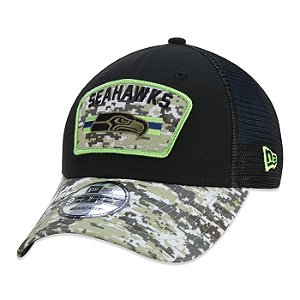 Boné New Era Seattle Seahawks 940 NFL 21 Salute to Service