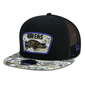 Boné New Era Baltimore Ravens 950 NFL 21 Salute Service