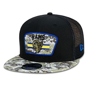 Boné New Era Los Angeles Rams 950 NFL 21 Salute Service