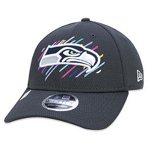 Boné New Era Seattle Seahawks 940 Crucial Outubro Rosa