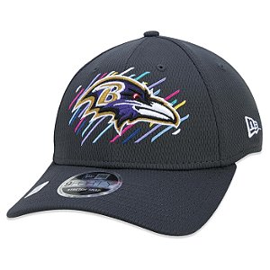 Boné New Era Baltimore Ravens 940 Crucial Outubro Rosa