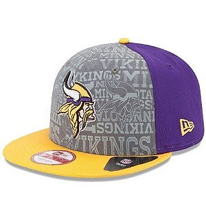 Boné Minnesota Vikings 950 Snapback Draft Reflective - New Era