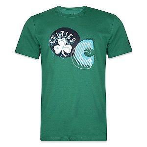 Camiseta New Era Boston Celtics NBA Core Lines Verde