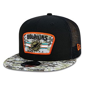 Boné New Era Miami Dolphins 950 NFL 21 Salute Service