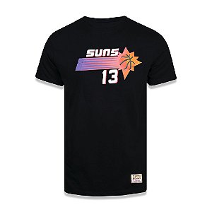 Camiseta M&N Phoenix Suns NBA Steve Nash 13 Preto