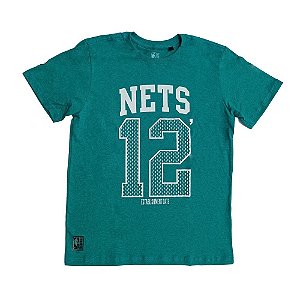Camiseta NBA Brooklyn Nets Establishment Date 12 Verde