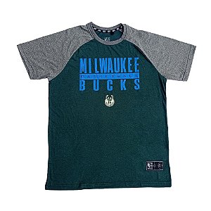 Camiseta NBA Milwaukee Bucks Name Dual Color Verde