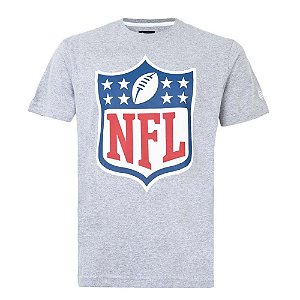 Camiseta NFL Logo Cinza - New Era