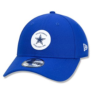 Boné New Era Dallas Cowboys 920 ST Core Clean Aba Curva Azul