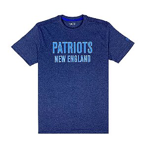 Camiseta New Era New England Patriots Core Simple Marinho
