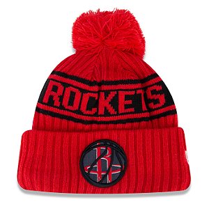 Gorro New Era Houston Rockets NBA Draft Knit Vermelho