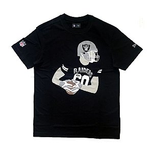 Camiseta Oakland Raiders Player Preto - New Era