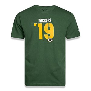 Camiseta New Era Green Bay Packers Numbers Verde