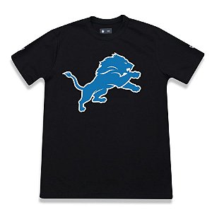 Camiseta Detroit Lions NFL Basic Preto - New Era