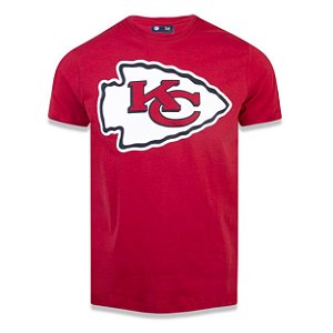 Camiseta Kansas City Chiefs NFL Basic Vermelho - New Era