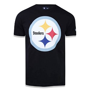 Camiseta Pittsburgh Steelers NFL Basic Preto - New Era