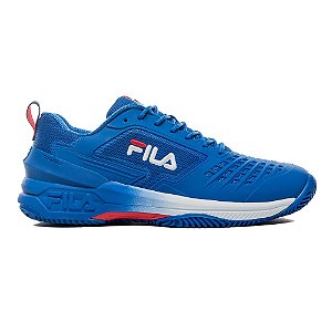 Tenis Fila Axilus Ace Clay Masculino Azul Vermelho