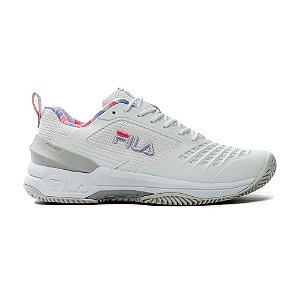 Tenis Fila Axilus Ace Clay Feminino Branco Rosa