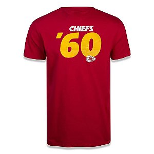 Camiseta New Era Kansas City Chiefs Numbers Vermelho