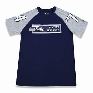 Camiseta Seattle Seahawks Raglan Rec - New Era