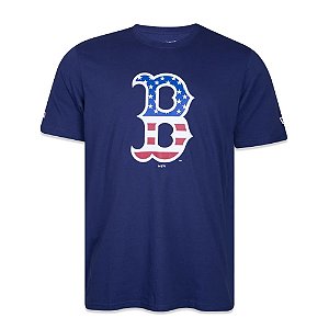 Camiseta New Era Boston Red Sox Core USA Azul Marinho