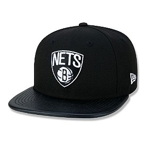 Boné New Era Brooklyn Nets 950 Core Basketball Preto