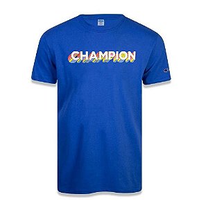 Camiseta Champion ATH Emoji Box Azul